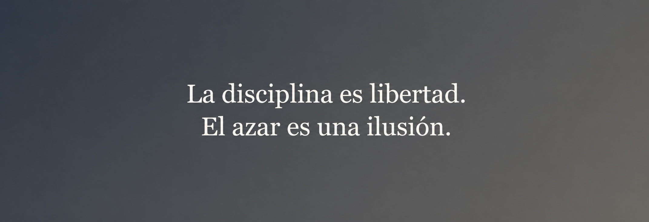 Marine Feral — cita disciplina libertad ilusión superación