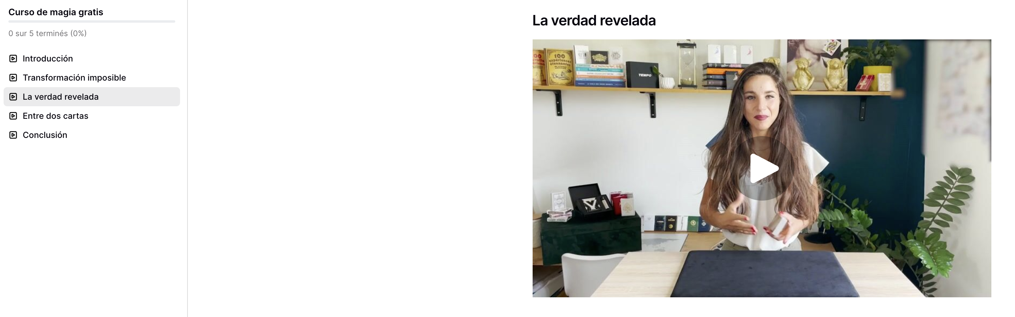 Vista previa del espacio de formación de magia gratuita Marine Feral — 3 trucos accesibles