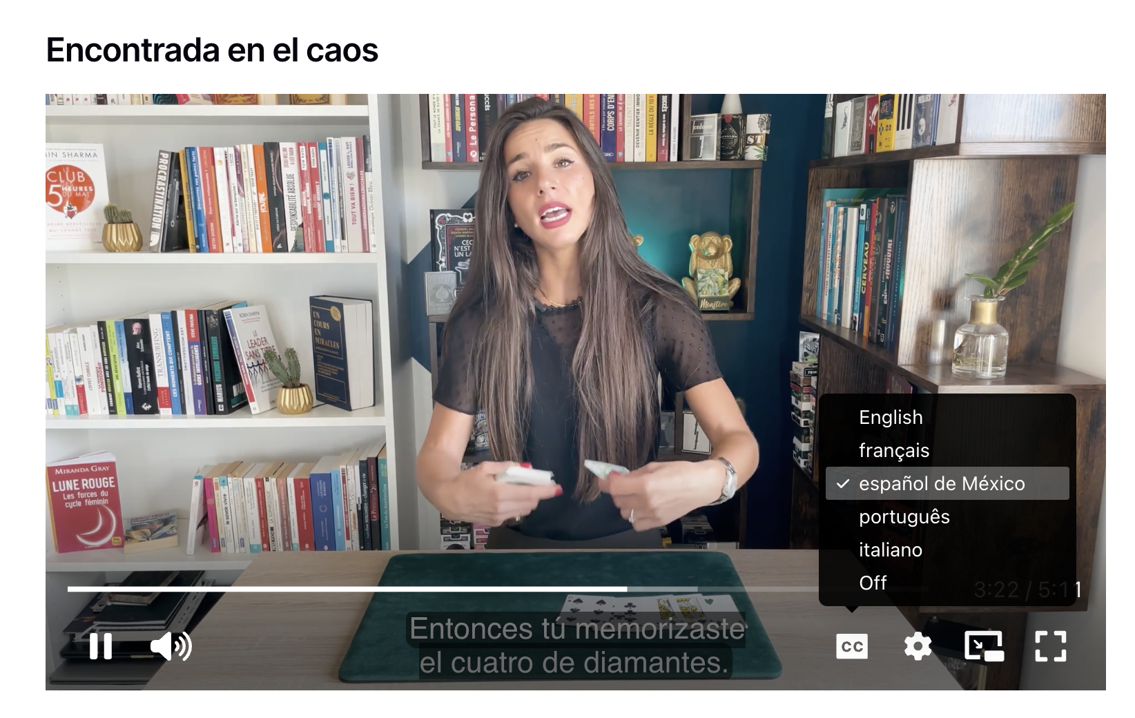 Curso trucos de cartas fáciles y rápidos Marine Feral subtítulos disponibles en cinco idiomas